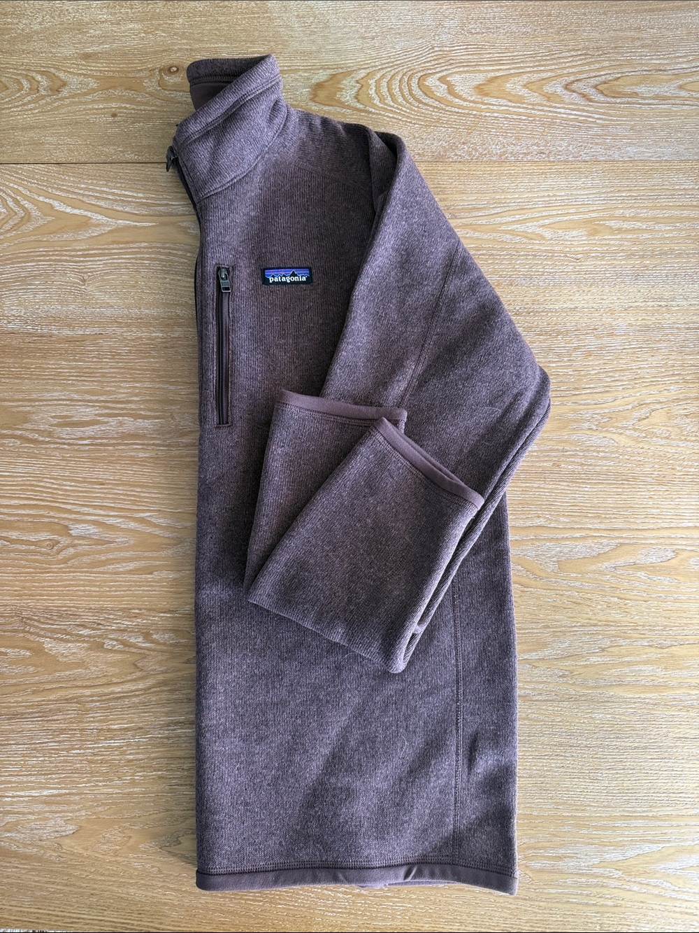 Patagonia Men's Quarter-Zip Fleece Pullover - Plum Large